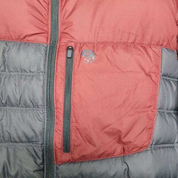 Mountain Hardwear Duck Down Colorblock Puffer Coat Size Large - Picture 4 of 14